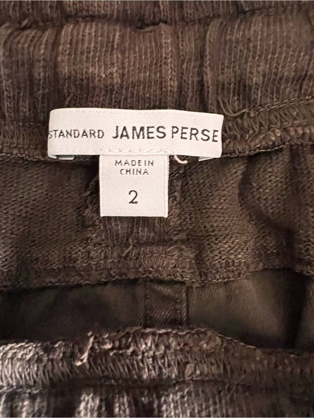 James Perse Mixed Media cuffed casual cotton jogger pants excellent condition - Picture 11 of 14